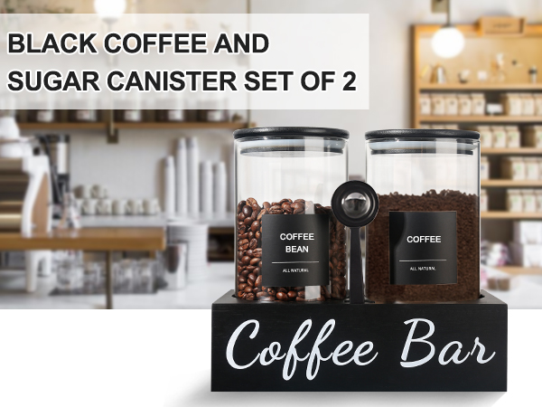 coffee sugar container set