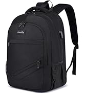 Asenlin Travel Laptop Backpack for Women & Men,Water Resistant Business Slim Sturdy Laptops Backp...