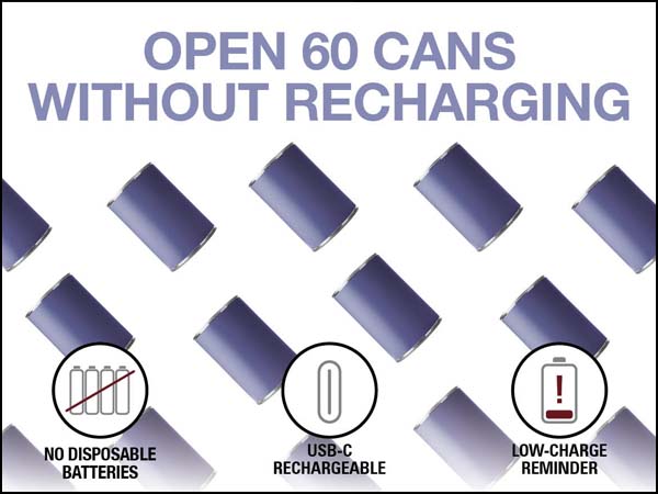 rechareable can opener