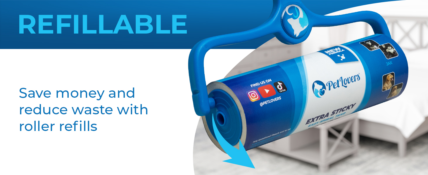 Refillable Large Lint Roller