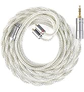 KBEAR HunYuan 2PINs in Ear Monitor Cable HiFi IEM Cable, Pure Silver + OCC + Alloy Copper + Silve...
