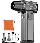 OQTIQ Electric Air Duster-Upgrade 40mm Big Motor for 150000RPM, Compressed Air Duster with 450g W...