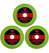 FOXBC 4-1/2 Inch Glass Cutting Disc for Angle Grinders, Diamond Multi-Material Cut Off Wheel, 7/8...