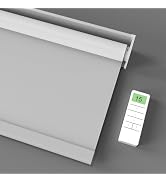 Cadigan Motorized Roller Blinds with Remote Control Smart 100% Blackout Window Blinds Automatic R...
