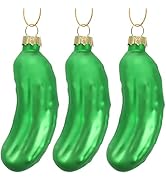 Cucumber Pendant in Decoration Xmas Blown Glass Decors Party Shatterproof Ornaments of Decor Chri...