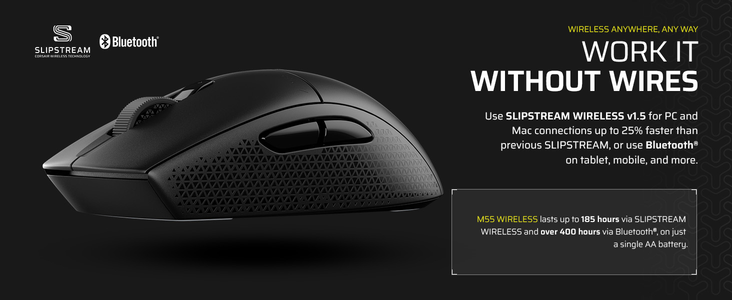 SLIPSTREAM WIRELESS; wireless mouse; bluetooth mouse; gaming mouse