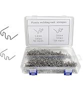 Gasedin 1000 PCS Hot Staples Bumper Welding Rods, 0.6mm 0.8mm Bumper Repairing Plastic Welding Ki...