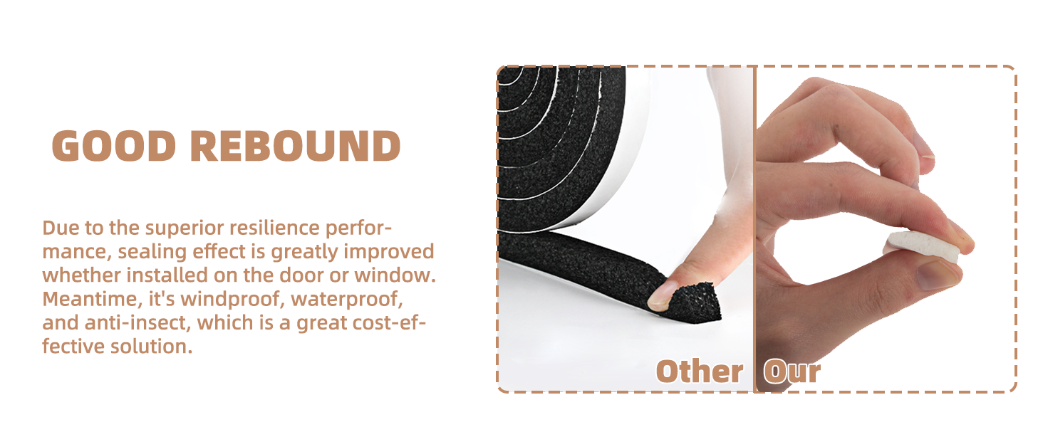 Wedge-Shape Weather Stripping