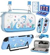 Gurgitat 6in1 Kits Accessories Bundle for Nintendo Switch 2 2025 - Cute Carrying Case, Protective...