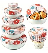 Pedobi Bowl Covers Reusable Bread Proofing Bowl Covers Sourdough Bread Baking Accessories, Flowers