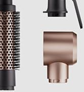 DAILYLIFE Blow Dryer Brush with 5 Attachments, Oval, Round, Paddle Brush, Hair Dryer and Curling ...