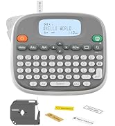 Rongta Label Maker Machine with Tape, Label Maker Waterproof with QWERTY Keyboard, TM95 12mm Port...