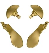 eXtremeRate Back Paddles for PS5 Edge Controller, Metallic Hero Gold Replacement Interchangeable ...