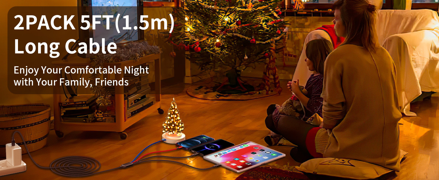 usb c 4 in 1 multi charging cable