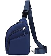 BIRDDIE Shoulder Bag for Women and Men, Anti-Theft RFID Crossbody Sling Bag, for Travel, Commute ...