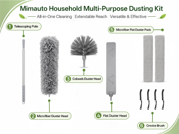 Mimauto Household Multi-Purpose Dusting Kit