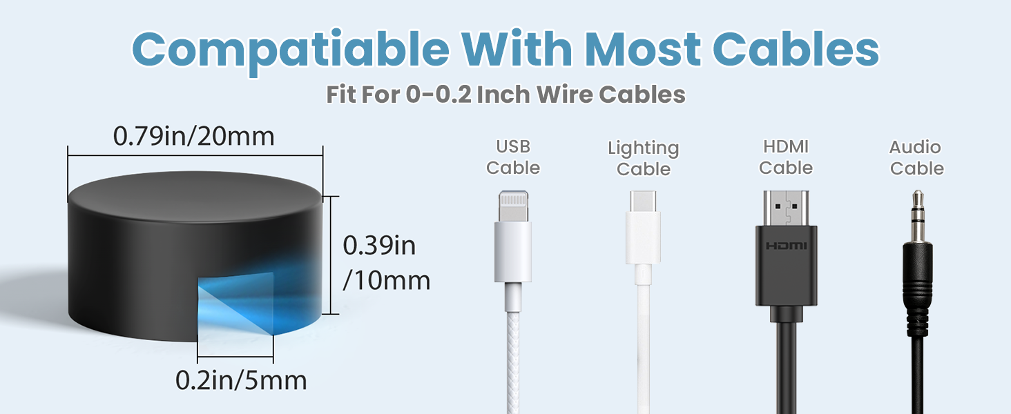 adhesive cord clip