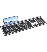 CHESONA Wireless Bluetooth Keyboard for Mac, Support USB-A to USB-C Wired Connection for iMac, Ma...