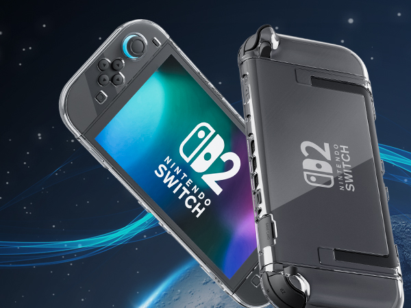 switch 2 clear cover case