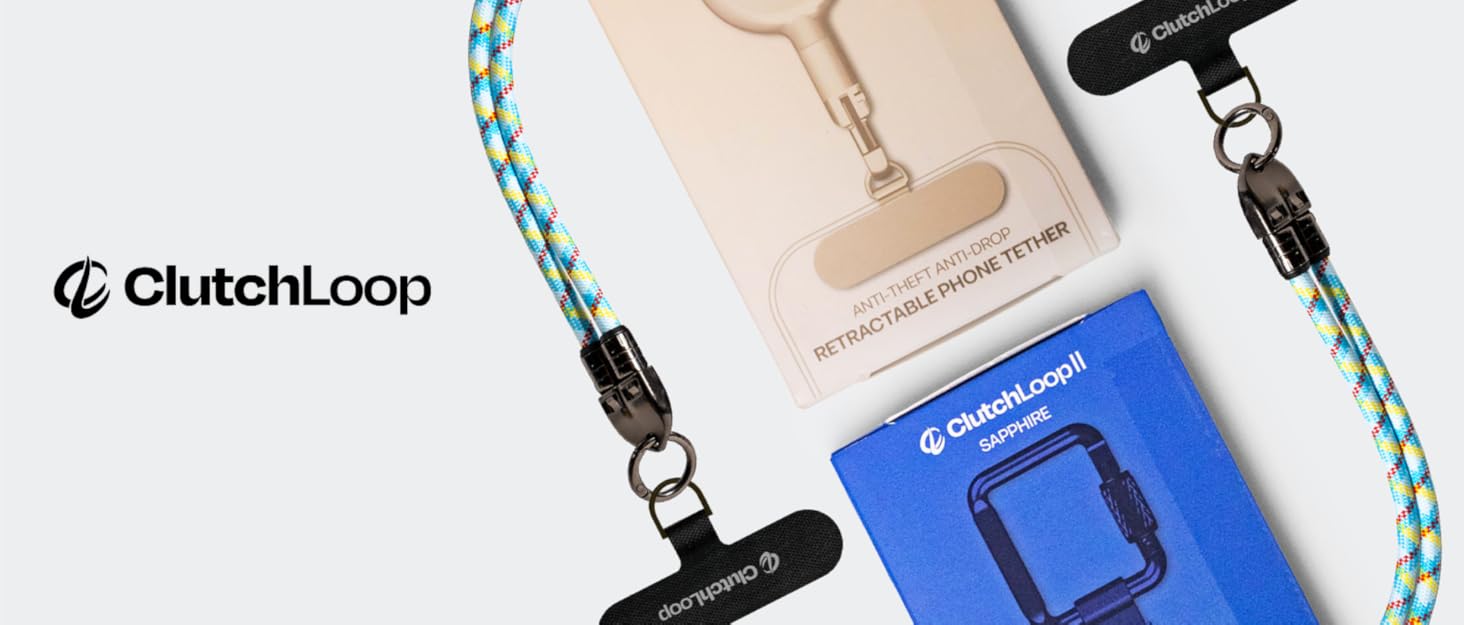 retractable phone tether, phone lanyard, phone strap