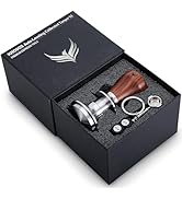 54mm Espresso Tamper for Breville Machines V2 Rosewood KNODOS Auto Leveling, Double Spring Loaded...
