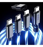 IHAO Multi Connectors Fast Charging Cable 6 Combinations in One Cable USB A/Type C to USB C/Micro...