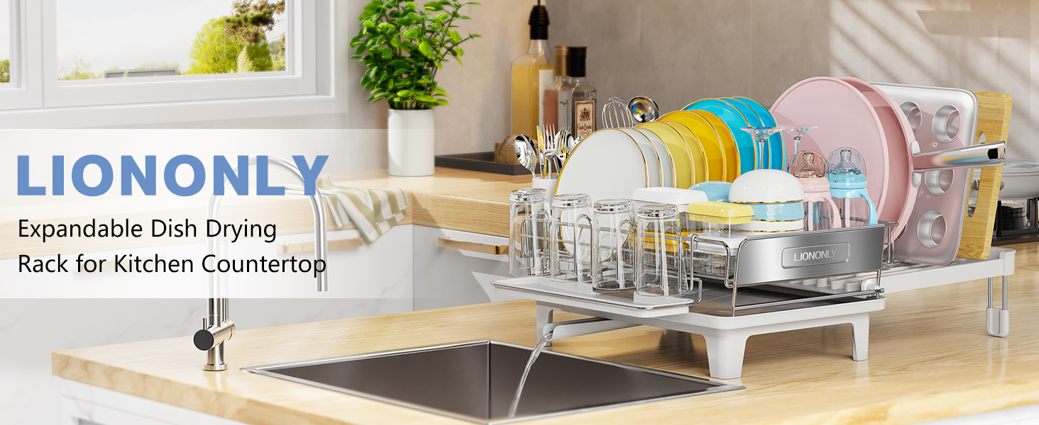 Expandable Dish Drying Rack