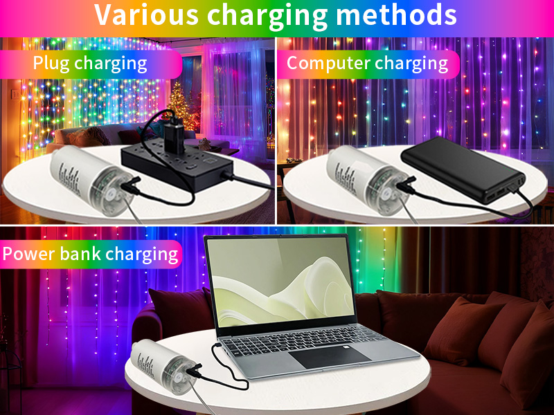 Curtain Lights Battery Operated