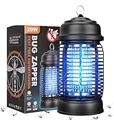 DEEZEE Bug Zapper Outdoor, 4200V Mosquito Zapper Indoor,20W Electric Fly Zapper ,Insect Zapper&Mo...