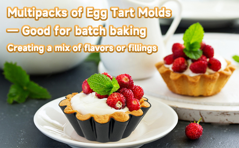 Urxirha egg tart molds mini pie pans little tartlet pans 3 inch fluted tart pans quiche pans