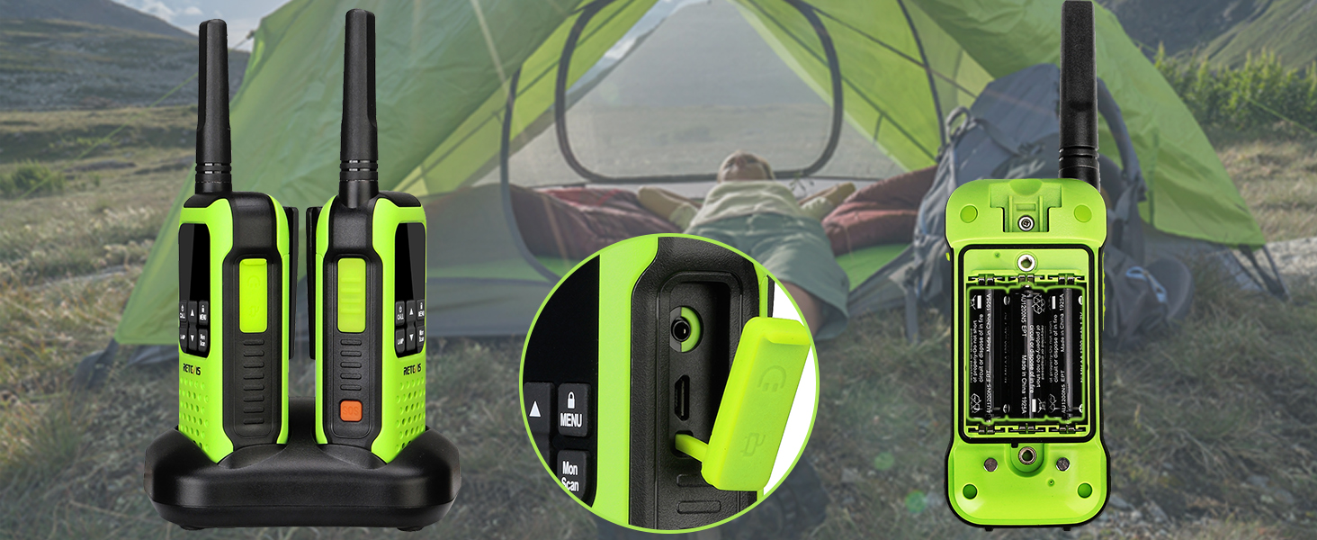 green walkie talkies two way radio walkie talkies for adults fishing camping skiing cruise ship