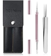 SGNEKOO Professional Facial Milia Removal Tool and Whitehead Extractor,Titanium Alloy Double Ende...