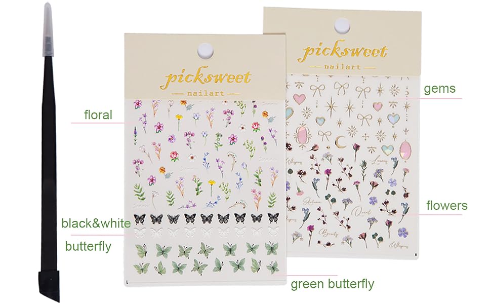 nail stickers for 5 styles