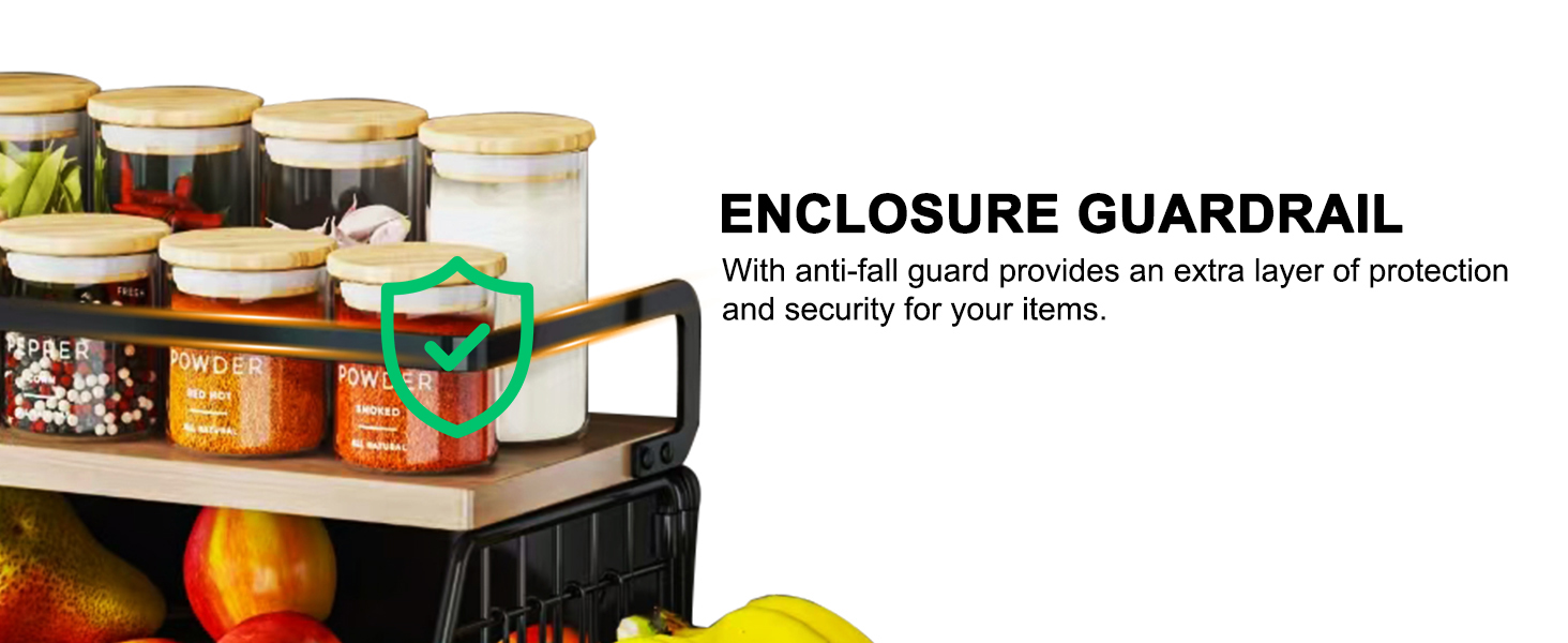 basket magetic storage with full guaril