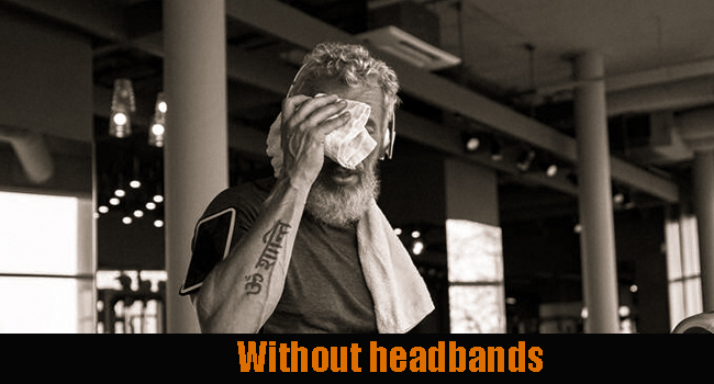 5-Pack Breathable Sport Headbands for Men
