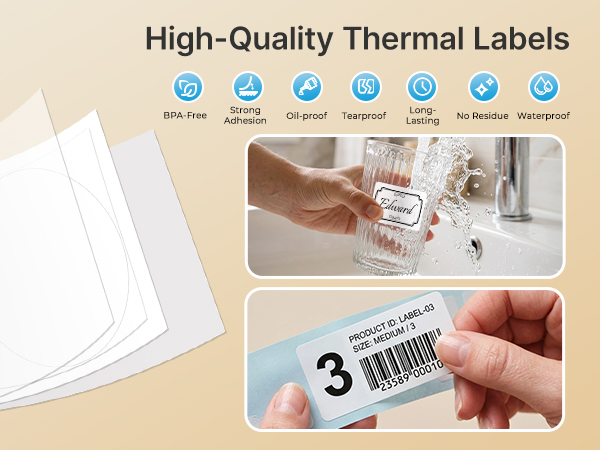 TYPONOS genuine thermal labels for PM240 label maker