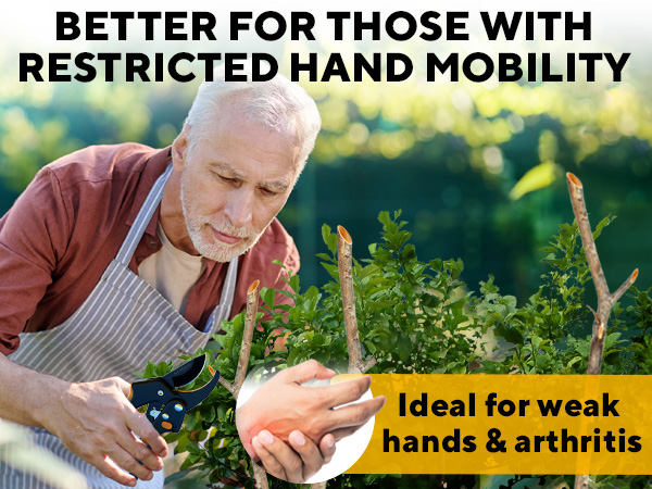 Ideal for weak hands and arthritis