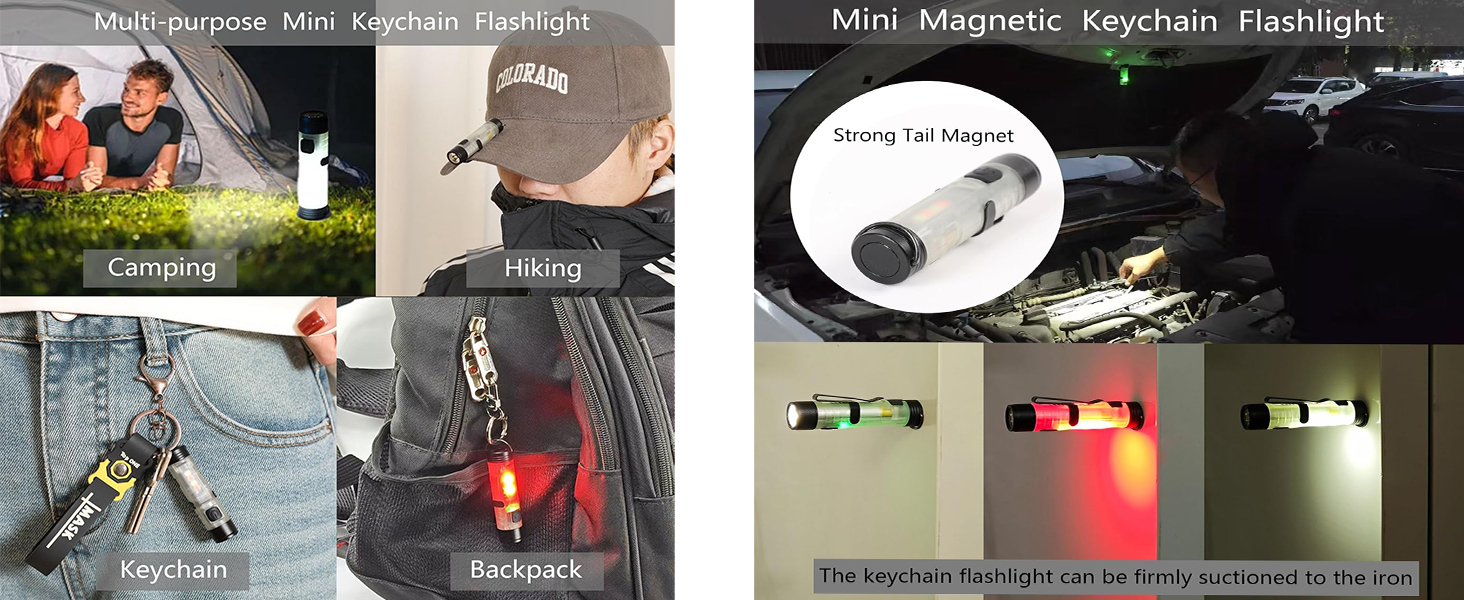 Rechargeable Keychain Flashlight