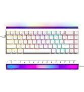 Womier 60% Percent Keyboard with Light Box, Wired Keyboard Gaming Mechanical with MCA Keycaps, OE...
