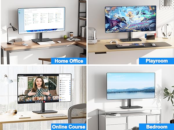 Single Monitor Stand VESA Mount for 13-32 Inch Screens