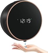 Automatic Soap Dispenser Liquid Bathroom: Wall Mount Rechargeable Touchless Adjustable Auto Smart...