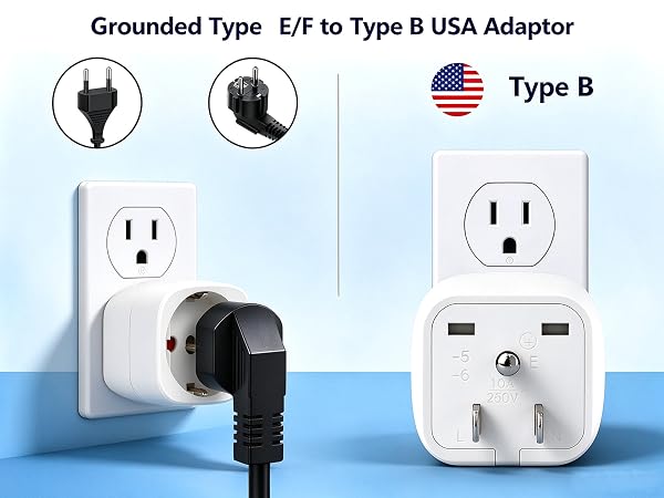 europe to us plug adapter