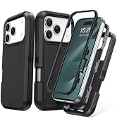 TOPAUX for Pro Case Heavy Duty Full Body Drop Protection Multi-Layer Impact Resistant Flexible So...