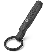 TISUR Keychain Pocket Clip, Quick and Easy Access to Keys, Titanium Key Holder with Detachable Ke...
