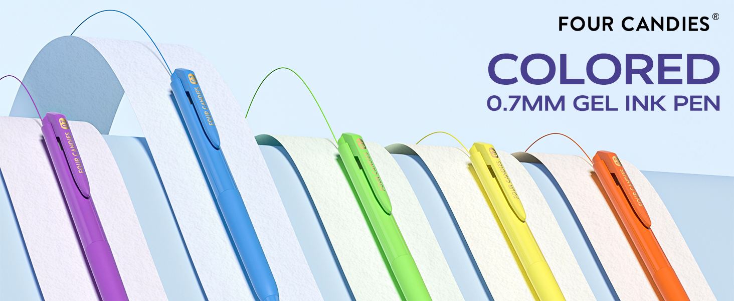 colorful pens
