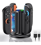 WAXITY Charging Dock for Nintendo Switch 2 Controller, Charger Station for Joycon 2 with Charging...
