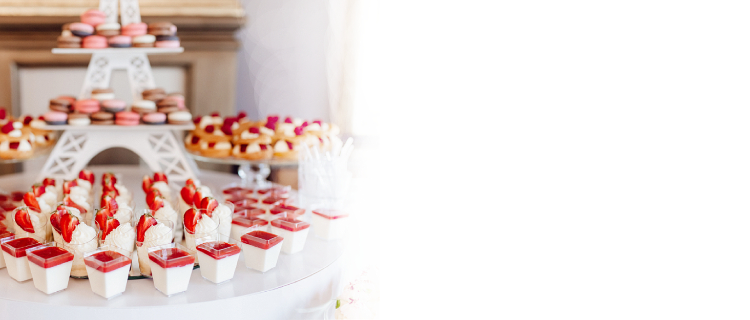 dessert cups with lids