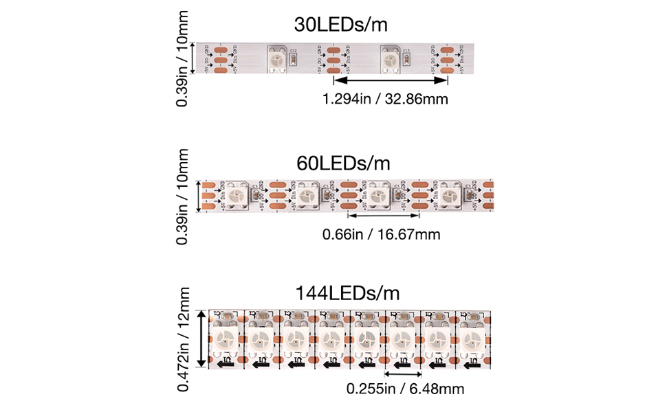 WS2812B led strip light