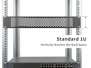 Standard 1U Perfectly Matches the Rack Space