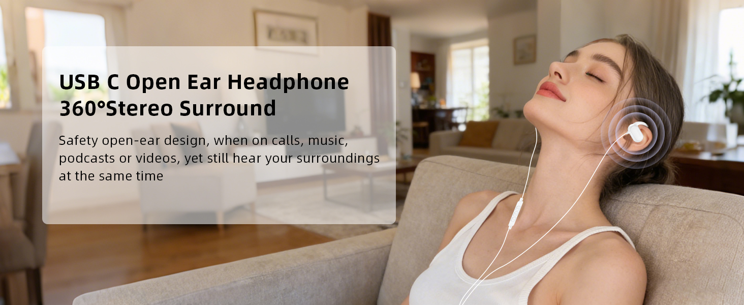 open-ear headphones hifi stereo